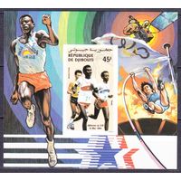 1984 Джибути 416/B103b Олимпийские игры 1984 года в Лос-Анджелесе MNH