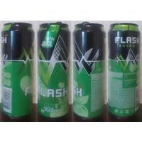 Банка от энергетика FLASH со вкусом Яблоко киви 9 2025 450мл РБ (ОБМЕН/ПРОДАЖА/ТОРГ) 1лот=1шт