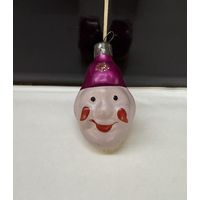 Елочная игрушка голова клоуна СССР каталог