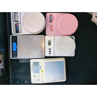 Кухонные электронные весы с подзарядкой или на батарейках С 1 рубля