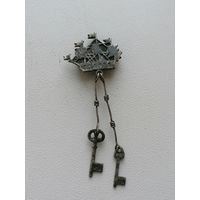 Брошь кораблик 875 пр СССР, торги с Рубля