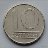 Польша 10 злотых, 1986