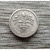 Werty71 Великобритания 1 фунт 1984