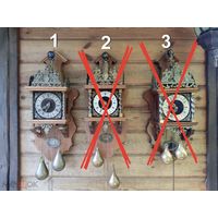 Голландские Настенные Часы Середина ХХ века "ZAANSE CLOCK" 3 шт