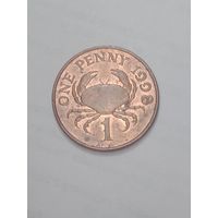 Гернси 1 пенни 1998 года .