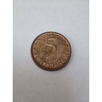 Болгария 5 стотинок 2000