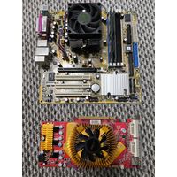 Платы запчасти материнская плата Asus, видеокарта GeForse