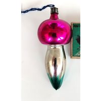 Ёлочная игрушка. Гриб. Е-59.