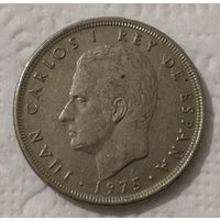 Испания 5 песет, 1975 (78 внутри звезды) (14-5-16)