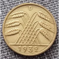 10 рейхспфеннигов 1932 D