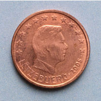 Люксембург 2 евроцента 2005