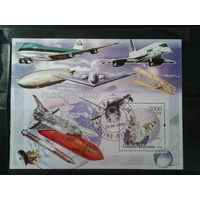 Гвинея Бисау, 2006. Аэрокосмическая отрасль, блок. Mi-12,0 евро гаш.