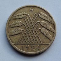 Германия - Веймарская республика 10 рентенфеннигов. 1924. A