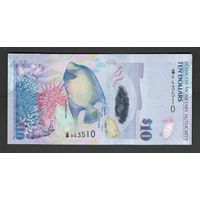 Бермуды Бермудские острова 10 долларов 2009 года. Тип Р-59a(1). Состояние UNC!