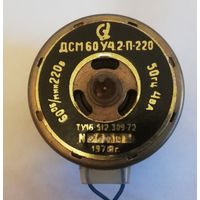 ЭЛЕКТРОДВИГАТЕЛЬ с редуктором ДСМ 60-П-220, СССР