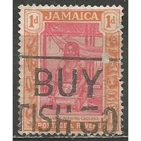 Ямайка. Островитянка готовит маниоку. 1922г. Mi#99.