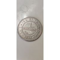 Боливия 1 боливиано 2010