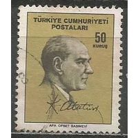 Турция. К.Ататюрк. Первый Президент. 1965г. Mi#1979.