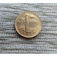 Werty71 Барбадос 5 центов 1997 Маяк