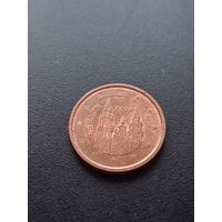 Испания 2 евроцента 2009 г.