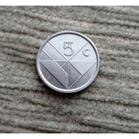 Werty71 Антильские острова Аруба 5 центов 1987