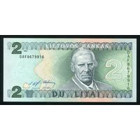 Литва 2 лита 1993 P54. Серия DAF. UNC