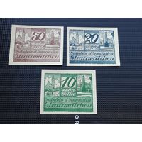 Австрия нотгельд 10 20 50 heller  Strasswalchen 11