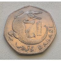 Гамбия 1 даласи 1998  2-7-12