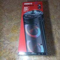 Портативная колонка ZQS6212 20W с проводным микрофоном и пультом, беспроводная Bluetooth, FM радио