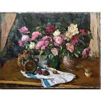 Кудревич Р.В. Народный художник. "Розы", холст, масло. Размер 120х90 см.