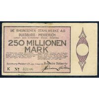 Германия 250.000.000 марок 1923 год.