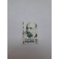 Марки Испания лауреат Нобелевской премии по литературе 1956 Х Р Хименес