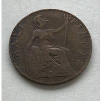 Великобритания пол-пенни 1920 Георг V