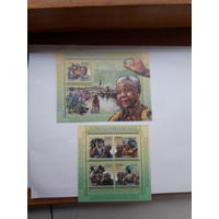 Марки  Того Лауреат Нобелевской премии Мира 1993 Н Мандела