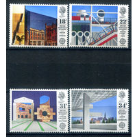Великобритания - 1987г. - современная архитектура - 4 марки - полная серия, MNH [Mi 1105-1108]. #3-GB-Z-1-17