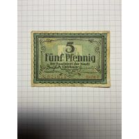 5 пфенигов (нотгельды) г. Германия.-2012