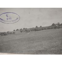 Фото ПМВ . Артиллерийские обозы.Оригинал