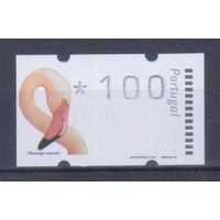 [1222] Португалия 2000. Фауна.Птицы.Фламинго. Автоматная марка.Одиночный выпуск. MNH