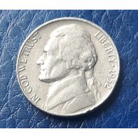 5 центов  1952 P США Джеферсон
