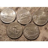 25 центов (квотер) 2006 Р США Небраска.Колорадо.Невада. Ю. и С. Дакота