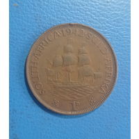 Южная Африка 1 пенни 1942 год Британская колония король Георг VI