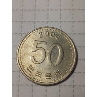 50 вон Южная Корея 2004 год