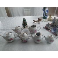 Чайники фарфоровые СССР