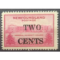 Британские колонии. Ньюфаундленд 1946 SG292 MNH
