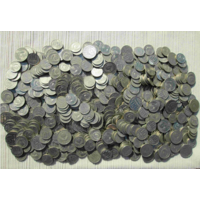 2 килограмма белых монет СССР заливные