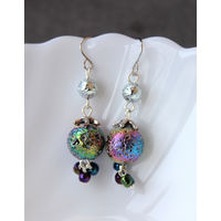 Лот С 1 РУБЛЯ! много лотов! Серьги из гематита, сталь