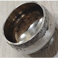 Сольничка / икорница, серебро с позолотой. 1967 год. Таллинский ювелирный завод. 39+гр