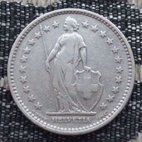 Швейцария 2 франка 1894 года, А. Париж. Серебро! Сторгуй за свою цену, предложи обмен!