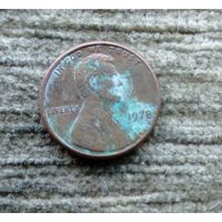 Werty71 США 1 цент 1978