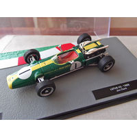 Модель автомобиля 1-43 Фомула 1 Formula 1 F1 Lotus 43 1966 Jim Clark В комплекте модель, бокс, журнал Состояние модель как новая журнал отличное